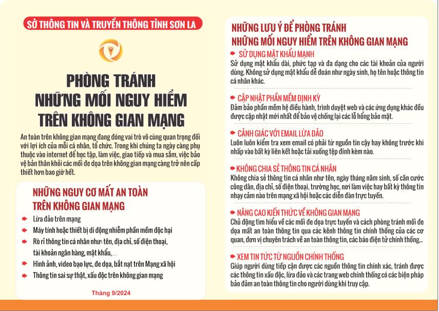 Tuyên truyền Phòng tránh những mối nguy hiểm trên không gian mạng và Thanh toán không dùng tiền mặt - lợi ích và lưu ý